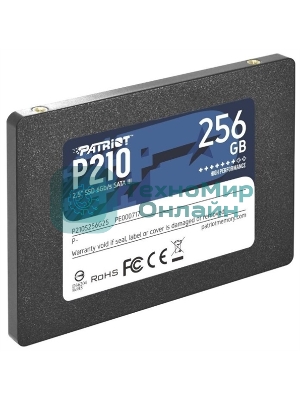 Накопитель SSD Patriot P210, 256Gb, SATA III, 2.5