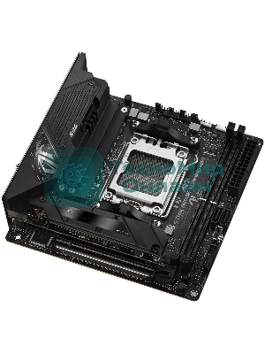 Материнская плата ASUS ROG STRIX B650E-I GAMING WIFI, AM5, AMD B650, 2xDDR5, 2xSATA, 2xM.2, 1xPCIe 5.0 x16, 1xHDMI, 1x 2.5Gb LAN, 4xUSB-A 3.2 Gen 2, 1xUSB-A 3.2 Gen 1, 1xUSB-C 3.2 Gen 2x2, 3x3.5 мм, 7.1, Mini-ITX