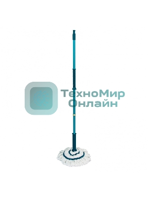Швабра отжимная HomePalisad скручиванием 120 см, насадка из микрофибры, 120 г