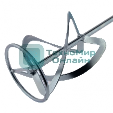 Насадка для миксера Сибртех, для легких растворов,140 х 590 мм, оцинкованная,хвостовик резьба М14