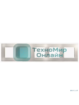 Рамка 5 постов, сл. кость ETIKA 