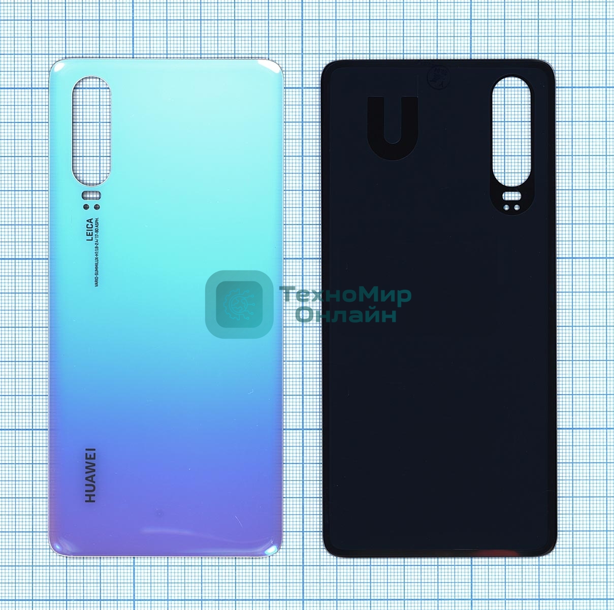 Задняя крышка для Huawei P30 голубой