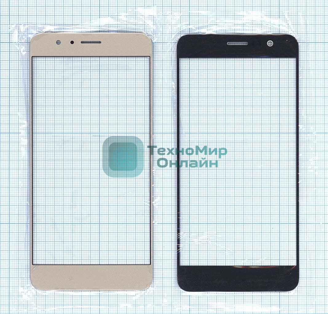 Защитное стекло для Huawei Honor 8 золотистый