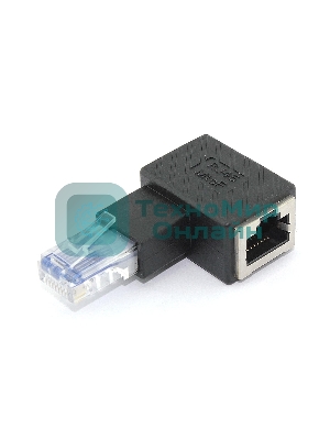 Удлинитель сетевого кабеля мама-папа угловой влево