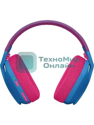 Гарнитура Logitech G435 синий/розовый, беспроводная, Bluetooth/USB, до 18 ч