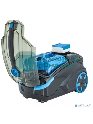 Моющий пылесос Thomas DryBOX Amfibia черный/голубой, 325/1700 Вт, уборка влажная/сухая/сбор жидкости, пылесборник контейнер 2.6 л