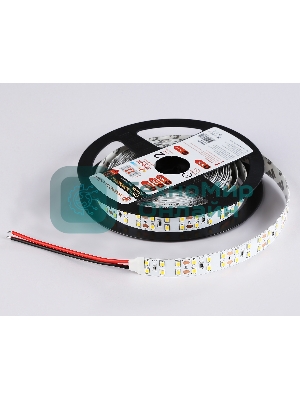Светодиодная лента Ambrella light GS3601 2835 204Led/ 20W m/ 24V IP20 3000K/ 5000*14*1.2mm (2 конт.)