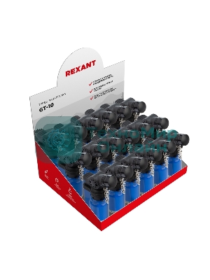 Зажигалка турбо Rexant GT-10 заправляемая