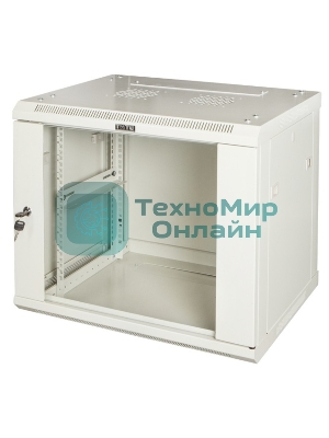 Шкаф настенный серии Pro, 6U 600x800, стеклянная дверь