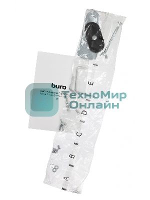 Кронштейн для мониторов ЖК Buro M1 черный 15