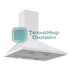 Вытяжка каминная Elikor Оптима 50П-400-П3Л белый, 50 см, 400 куб. м/ч, 55 дБ