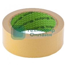 Лента клейкая двусторонняя Сибртех, 38 мм х 5 м, на полипропиленовой основе