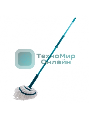 Швабра отжимная HomePalisad скручиванием 120 см, насадка из микрофибры, 120 г