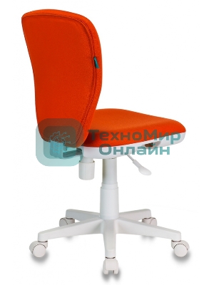 Кресло детское Бюрократ KD-W10/26-29-1 оранжевый 26-29-1 (пластик белый)