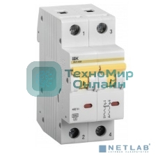 Выключатель автоматический однополюсный IEK MVA31-2-025-C ВА47-60M 2Р 25А 6кА С