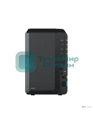 СХД настольное исполнение SYNOLOGY 2BAY NO HDD DS223