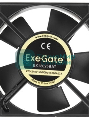 Вентилятор с подсветкой ExeGate EX12025H6PPRM-PWM.ARGb (120x120x25 мм, ARGb, Hydraulic bearing (гидродинамический), 6pin, 1200RPM, 33dBA)