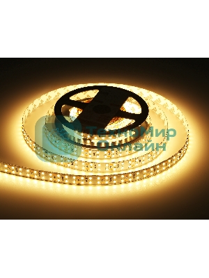 Светодиодная лента Ambrella light GS3601 2835 204Led/ 20W m/ 24V IP20 3000K/ 5000*14*1.2mm (2 конт.)