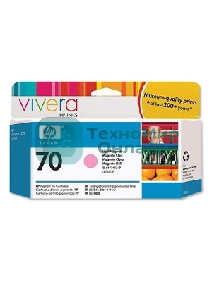 Картридж струйный HP №70 C9455A светло-пурпурный для HP DJ Z2100/Z3100 (130мл)