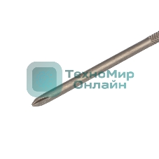 Отвертка крестовая Rexant PH 1х100 мм, трехкомпонентная рукоятка, сталь S2