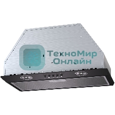 Вытяжка встраиваемая Krona Runa 600 PB черный, 60 см, 845 куб. м/ч, 53 дБ