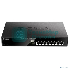 Коммутатор D-Link DGS-1008MP/A2A/B1A, Layer 2 unmanaged Gigabit Switch with PoE and Green Ethernet power save technology