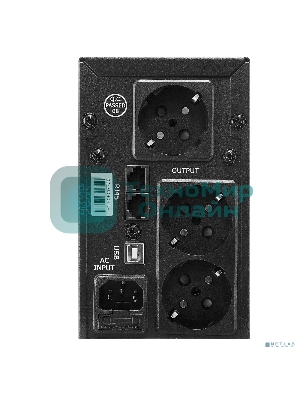 Источник бесперебойного питания CROWN Line Intractive CMU-SP650EURO LCD USB 650VA\390W, корпус металл, 1x12V/7AH, розетки 2*EURO+3*IEC, трансформатор AVR 140-290V, LCD-дисплей, съемный кабель 1.2 м, порт RJ11/45, порт USB, защита: от перегрузки, от КЗ, от скачков напражения