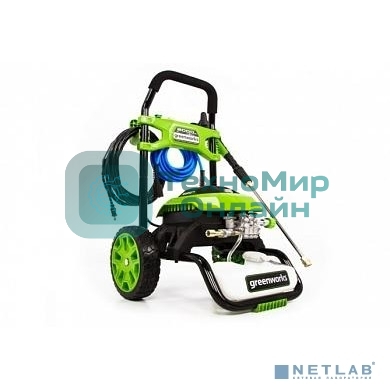 Мойка высокого давления электрическая GreenWorks GHP2000 140 bar (5105507)