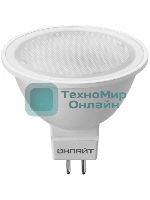 Лампа светодиодная ОНЛАЙТ 61891 OLL-MR16-10-230-6.5K-GU5.3