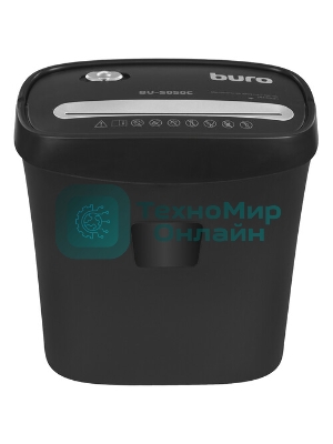 Шредер Buro Home BU-S050C (секр.P-3)/фрагменты/5лист./13лтр./пл.карты
