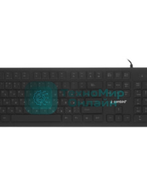 Клавиатура Gembird KB-250 проводная, USB Type-A, чёрный