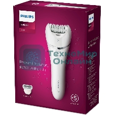 Эпилятор Philips скорости, широкая головка, Wet&Dry, беспроводной