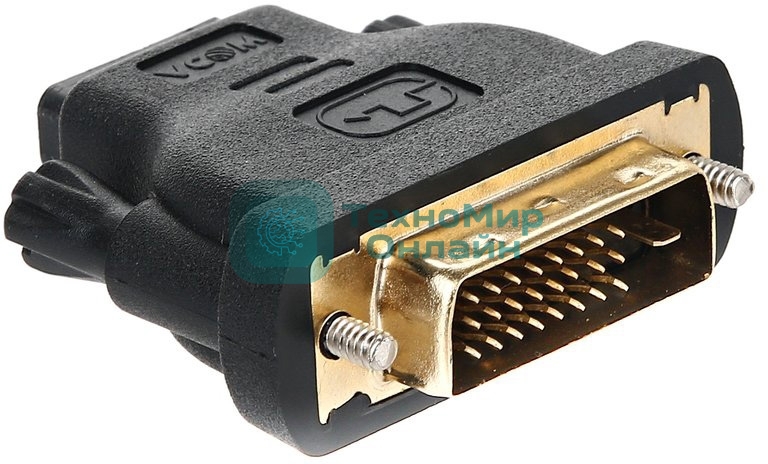 Переходник VCOM HDMI 19F to DVI-D 25M позолоченные контакты VAD7818