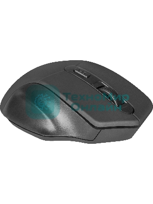 Мышь беспроводная Defender Datum MB-345 черный, 1600 dpi, радиоканал, USB, кнопки - 4