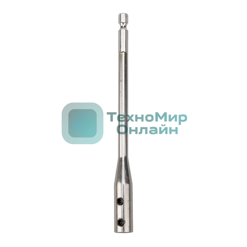 Набор сверл перовых по дереву Kranz 9 предметов: 14-16-18-20-22-25-30х152 мм, удлинитель, ключ угловой