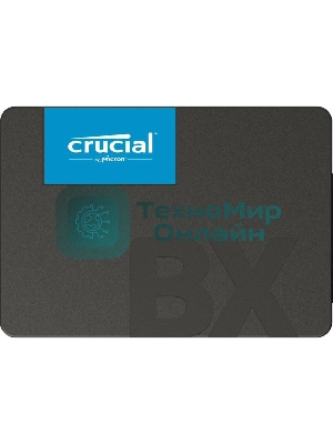 Накопитель SSD Crucial BX500, 2Tb, SATA III, 2.5
