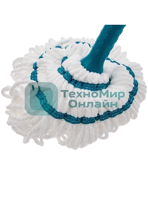 Швабра отжимная HomePalisad скручиванием 120 см, насадка из микрофибры, 120 г