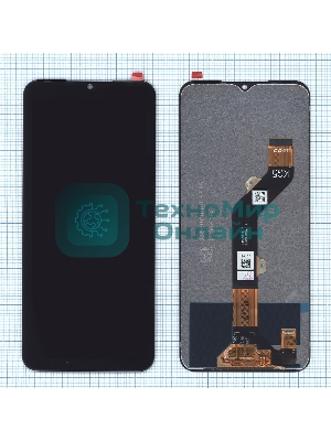Дисплей (модуль) для Tecno Spark Go 2022 (K5GM) в сборе с тачскрином черный