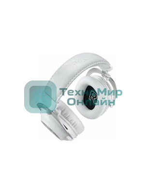 Гарнитура Logitech G PRO LightSpeed белый, беспроводная + проводная, Bluetooth/USB/3.5 мм, до 50 ч