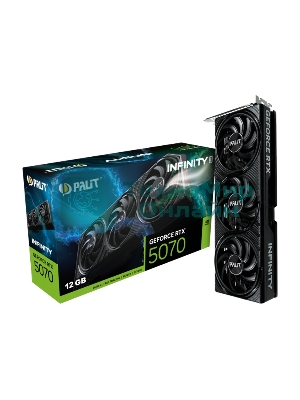 Видеокарта Palit PA-RTX 5070 INFINITY 3 12Gb RTX 5070 12Gb 192bit GDDR7 2325/28000 HDMIx1 DPx3 HDCP Ret