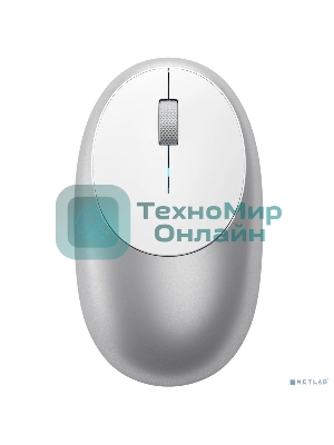 Мышь беспроводная Satechi M1 серебристый, 1200 dpi, Bluetooth, кнопки - 3