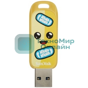 Флешка USB SanDisk Fortnite, Peely Edition 64Gb SDCZIF-064G-G46, USB3.2, желтая