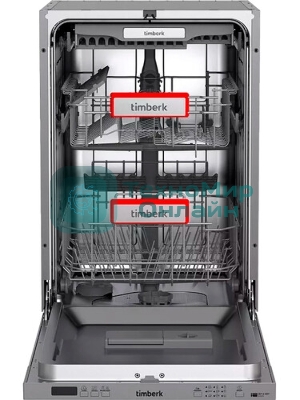 Посудомоечная машина Timberk Set&Dry T-DW45BI103 серебристый (узкая)