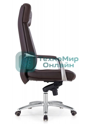 Кресло Бюрократ DAO/BROWN коричневый, кожа