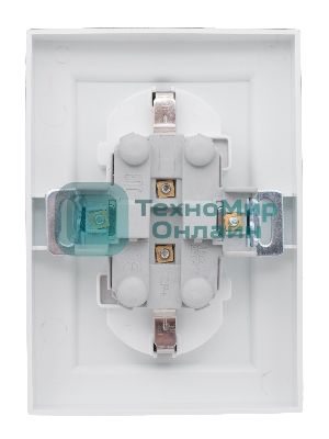 Розетка 2-ая, с/з,со шторками, 16А, СП Basic Минск белый
