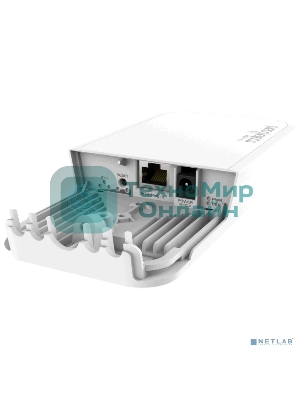 Точка доступа wAP 60G Mikrotik RbwAPG-60ad with Phase array 60 degree 60GHz antenna, 802.11ad wireless, 716MHz CPU, 256MB RAM, 1x Gigabit LAN, POE, PSU, outdoor enclosure, RouterOS L3 (CPE)