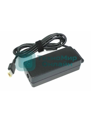Блок питания (сетевой адаптер) для ноутбуков Lenovo 20V 3.25A 65W Rectangle (прямоугольный) HC