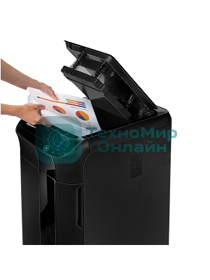 Шредер Fellowes AutoMax 350C (секр.P-4)/фрагменты/350лист./68лтр./скрепки/скобы/пл.карты/CD