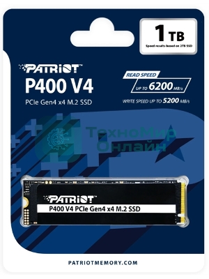 Накопитель SSD Patriot M.2 2280 1Tb P400VP1TbM28H
