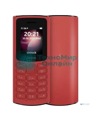 Мобильный телефон Nokia 106 TA-1564 DS EAC1 красный